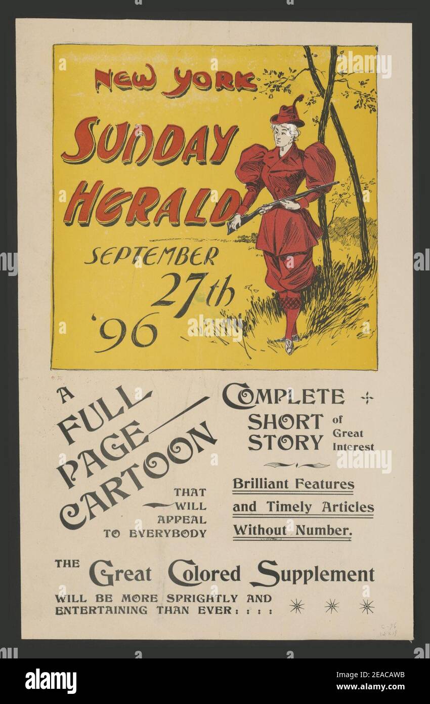 New york sunday herald hires stock photography and images Alamy