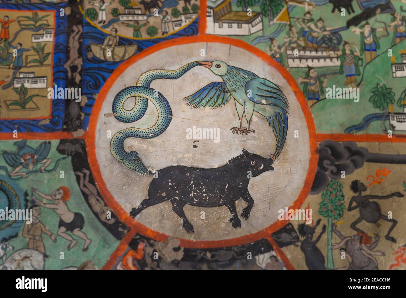 Wheel of life buddhism High Resolution Stock Photography and Images - Alamy