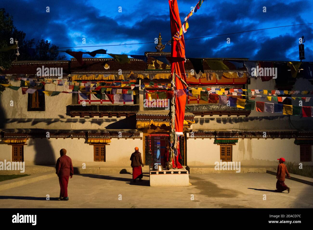 The Sani Gompa Monastery Stock Photo Alamy