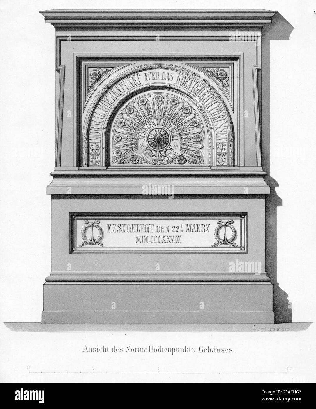 Nhp 1879 Berlin Sternwarte Ansicht Gehaeuse Tafel X Stock Photo Alamy