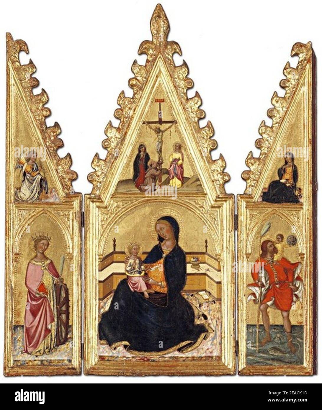 Niccolò di Buonaccorso - Madonna of Humility. Stock Photo