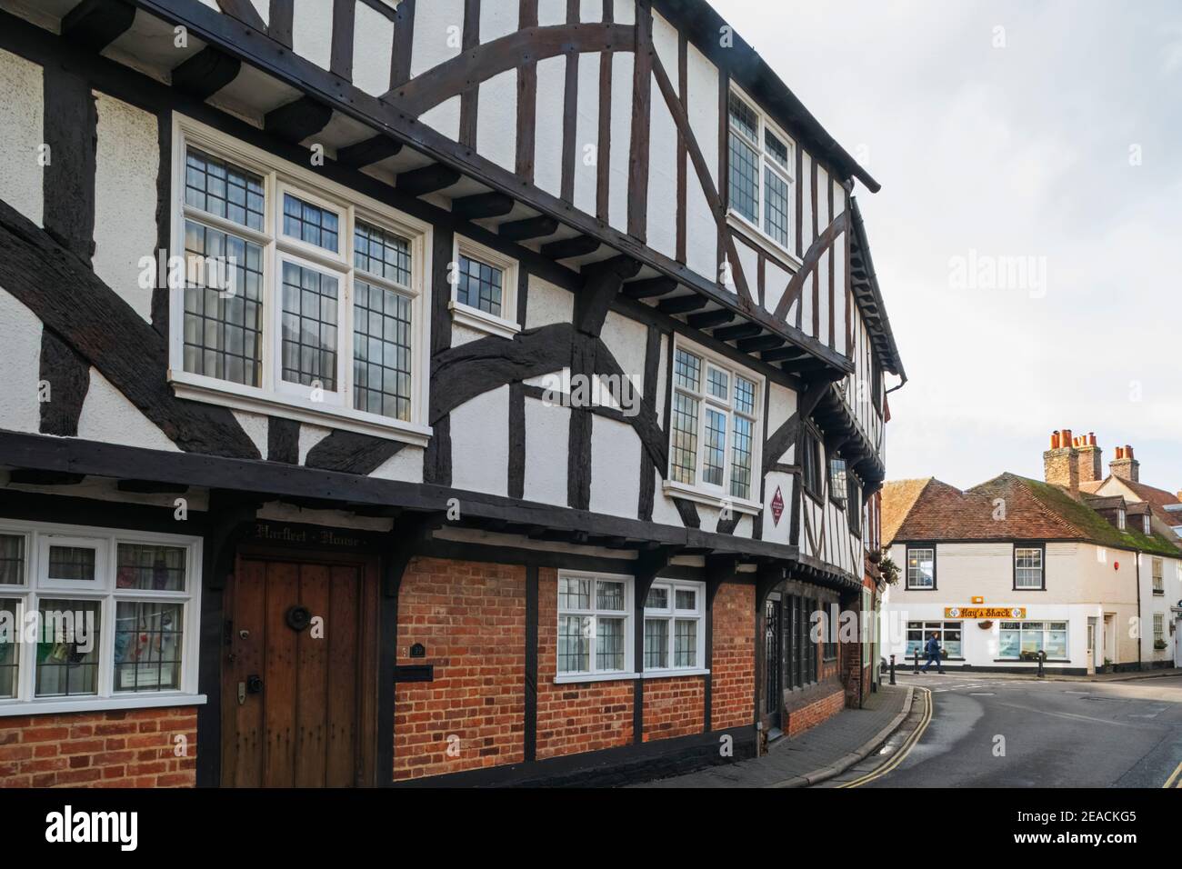 England, Kent, Sandwich, Harfleet House Stock Photo Alamy