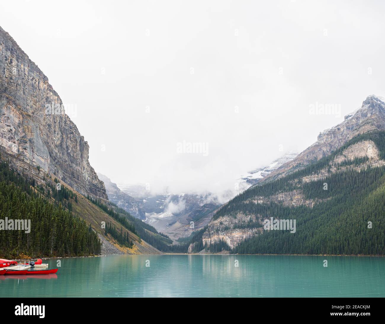 Lake Louise, 2020. Stock Photo