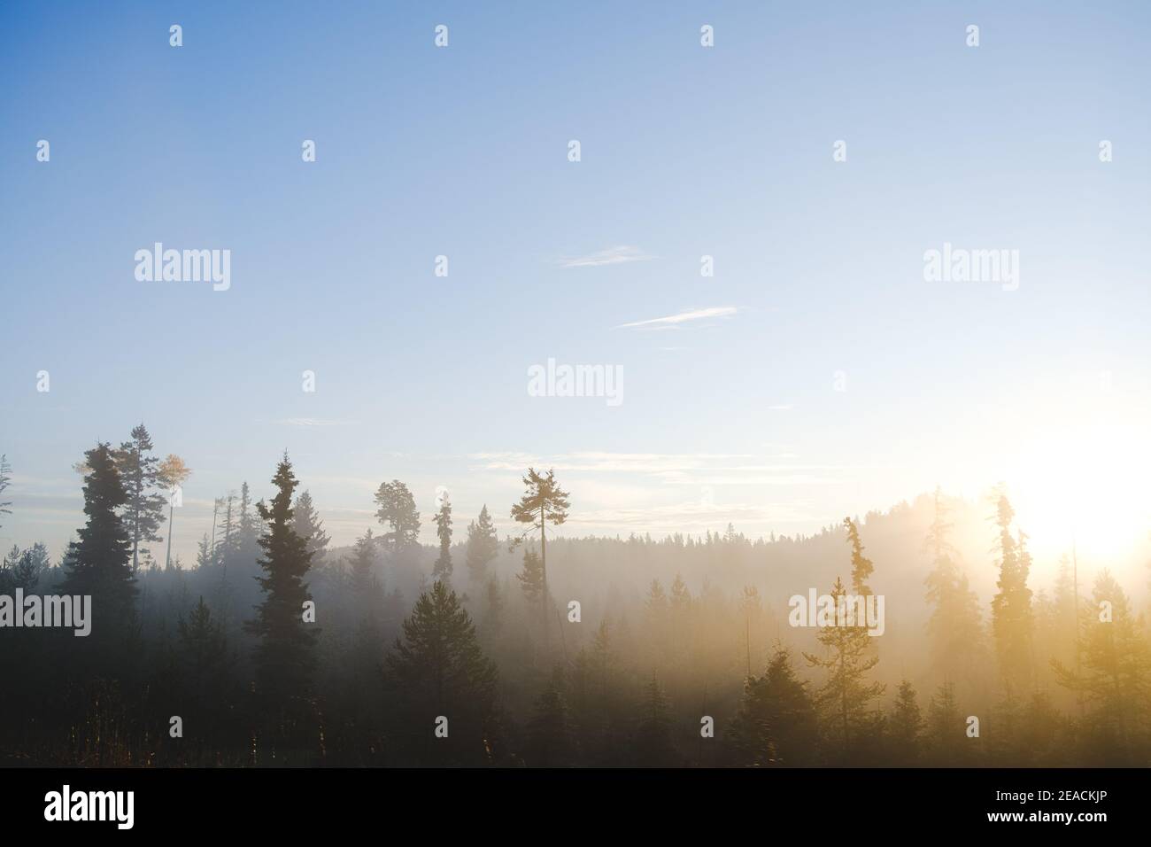 British Columbia sunrise Stock Photo