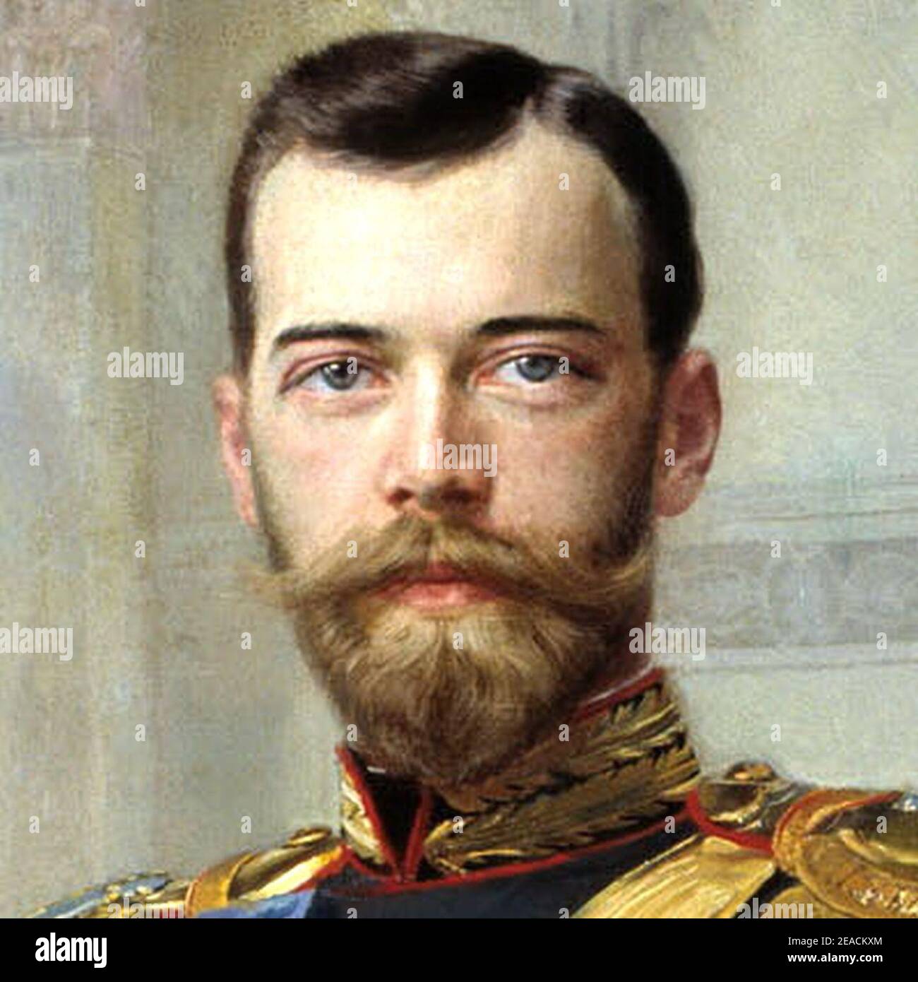 Nicholas II of Russia cropped Stock Photo Alamy