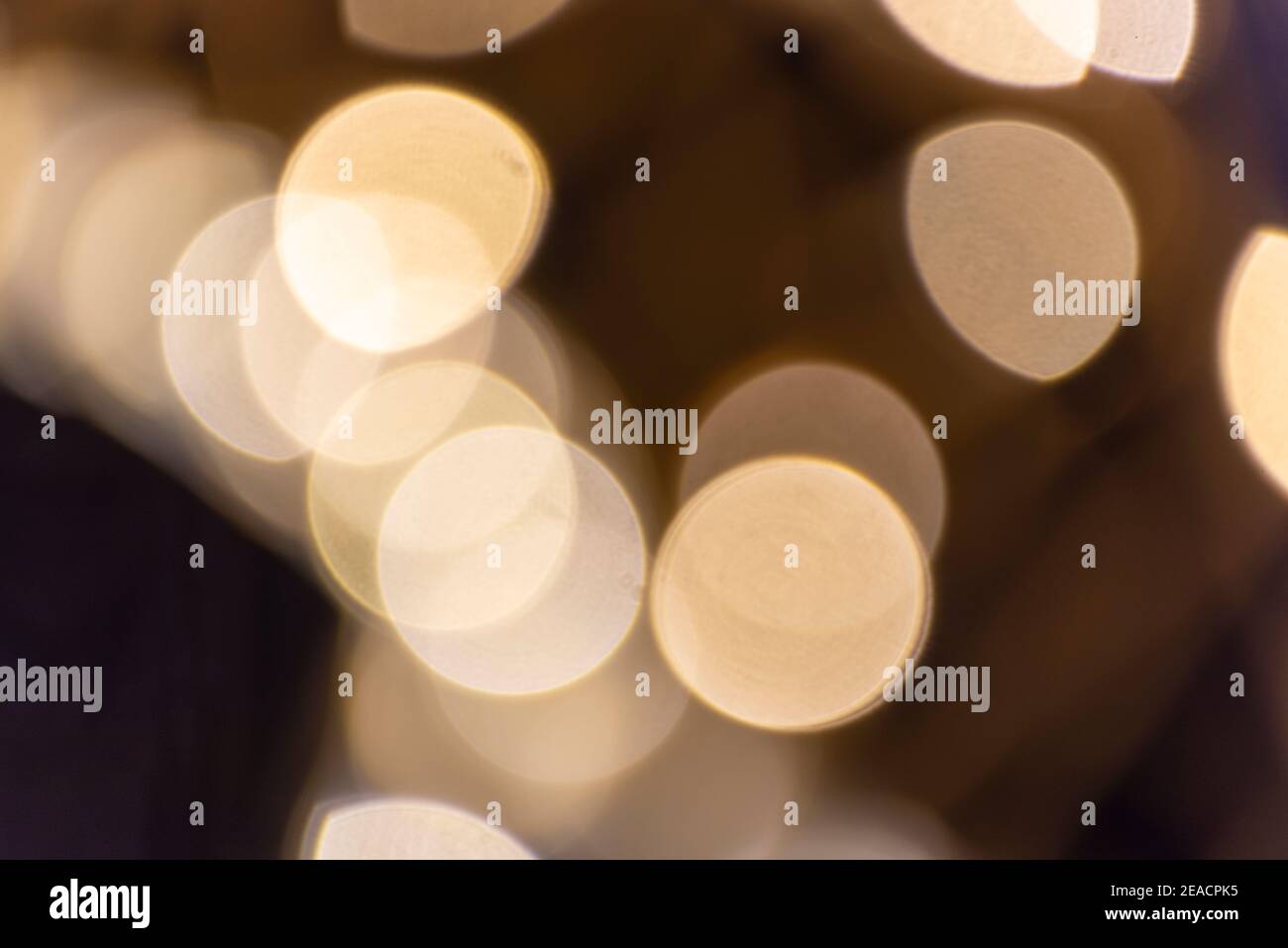 Abstract background with yellow and white lights. Stock Photo