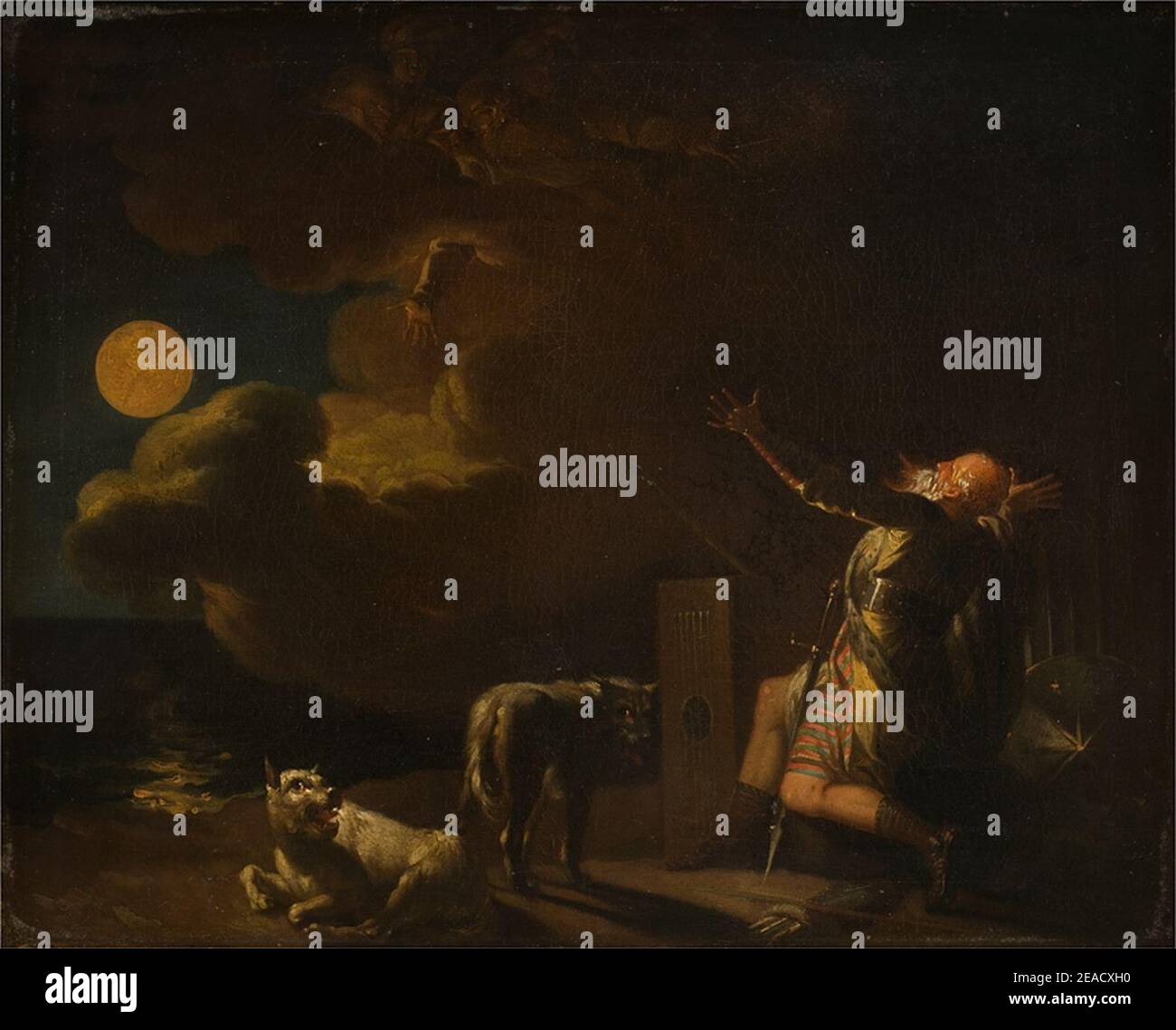 Nicolai Abildgaard Fingal Sees the Ghosts of his Forefathers by