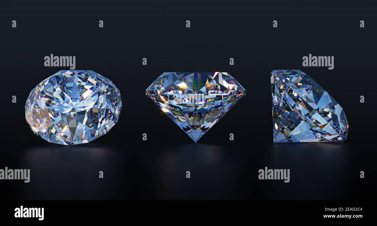 Large Clear Diamond Stock Photo Alamy