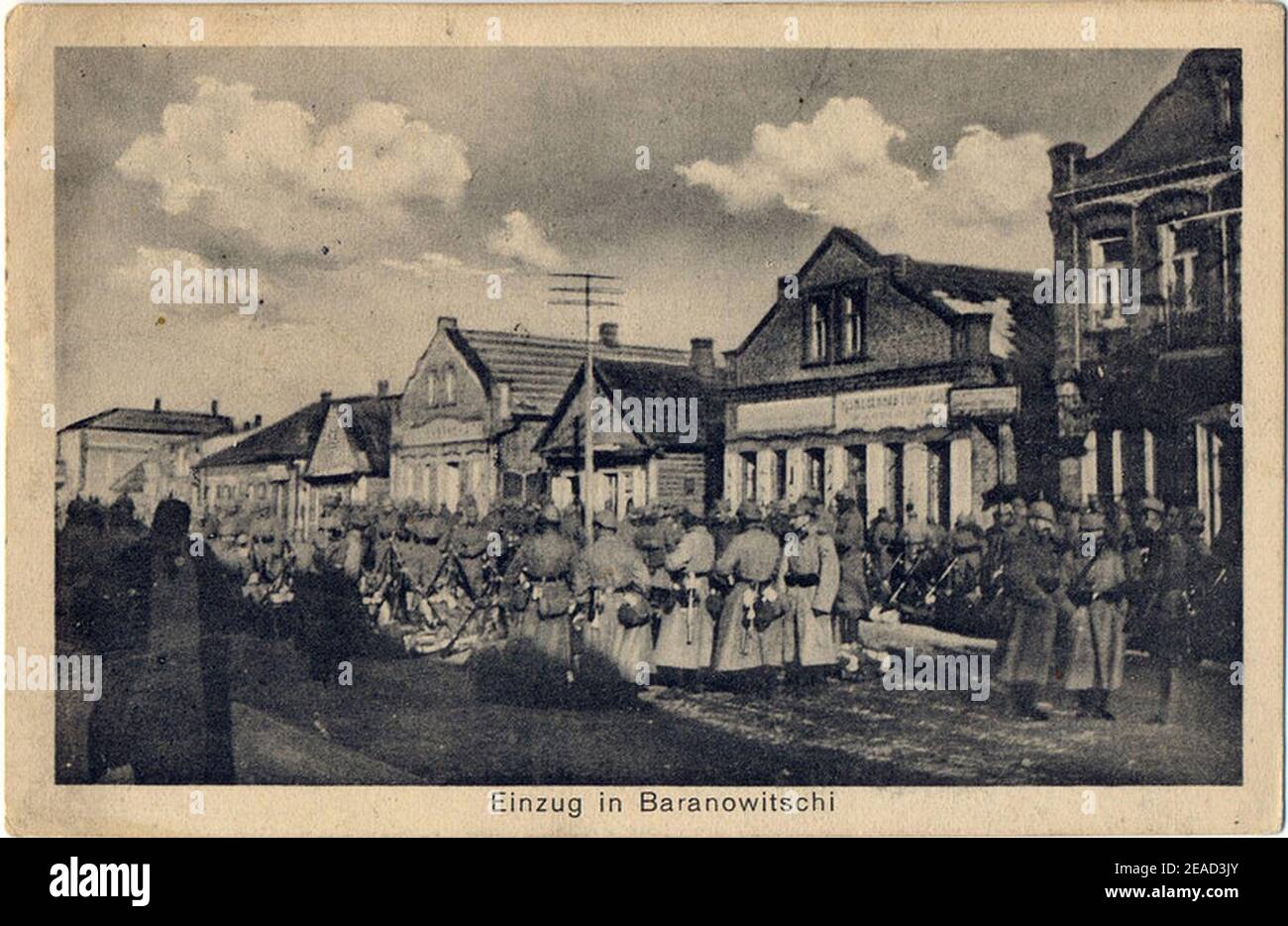 Niemcy uvachod 1915 m feldpost20-08-1916. Stock Photo