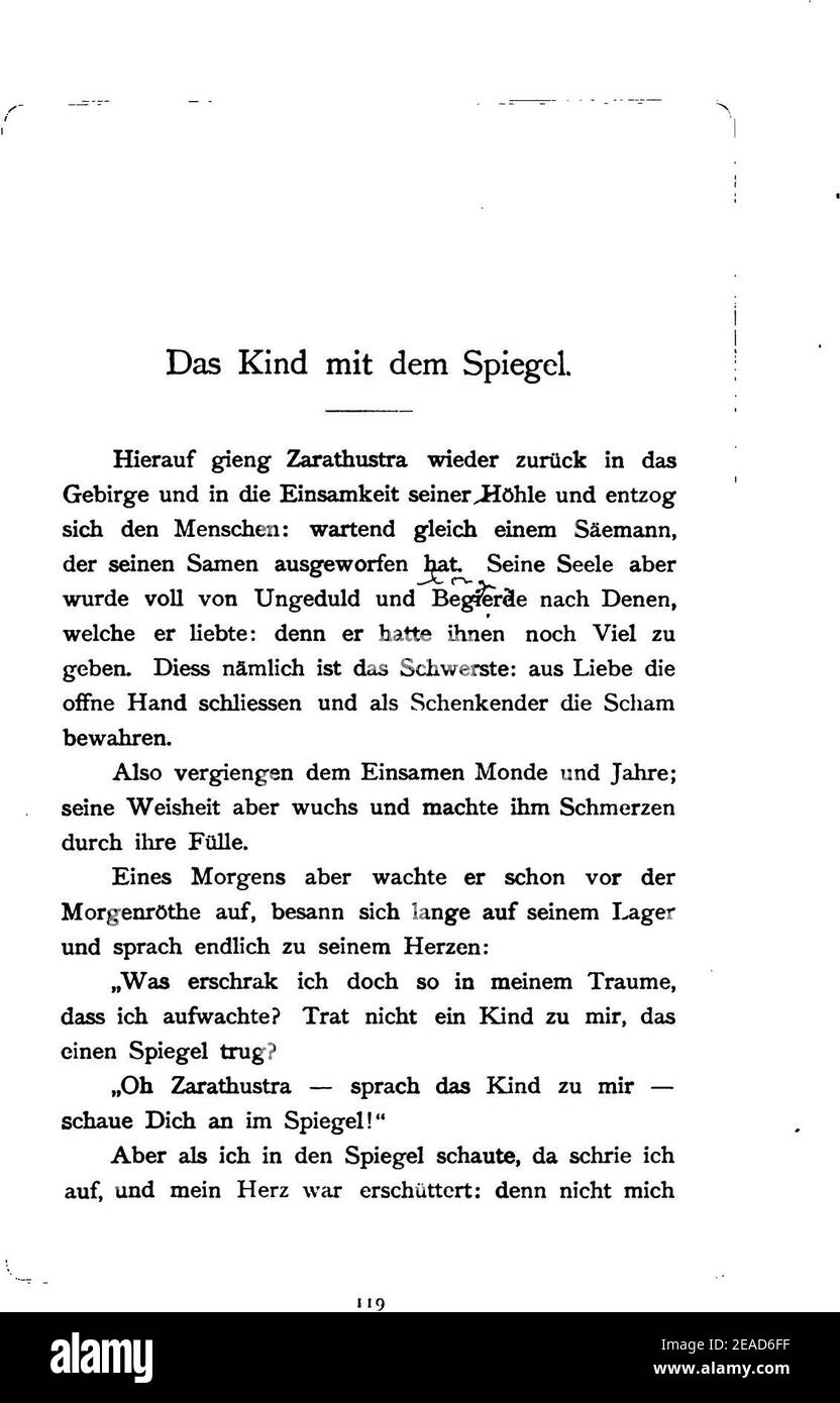Nietzsche Zarathustra, 133 Stock Photo Alamy
