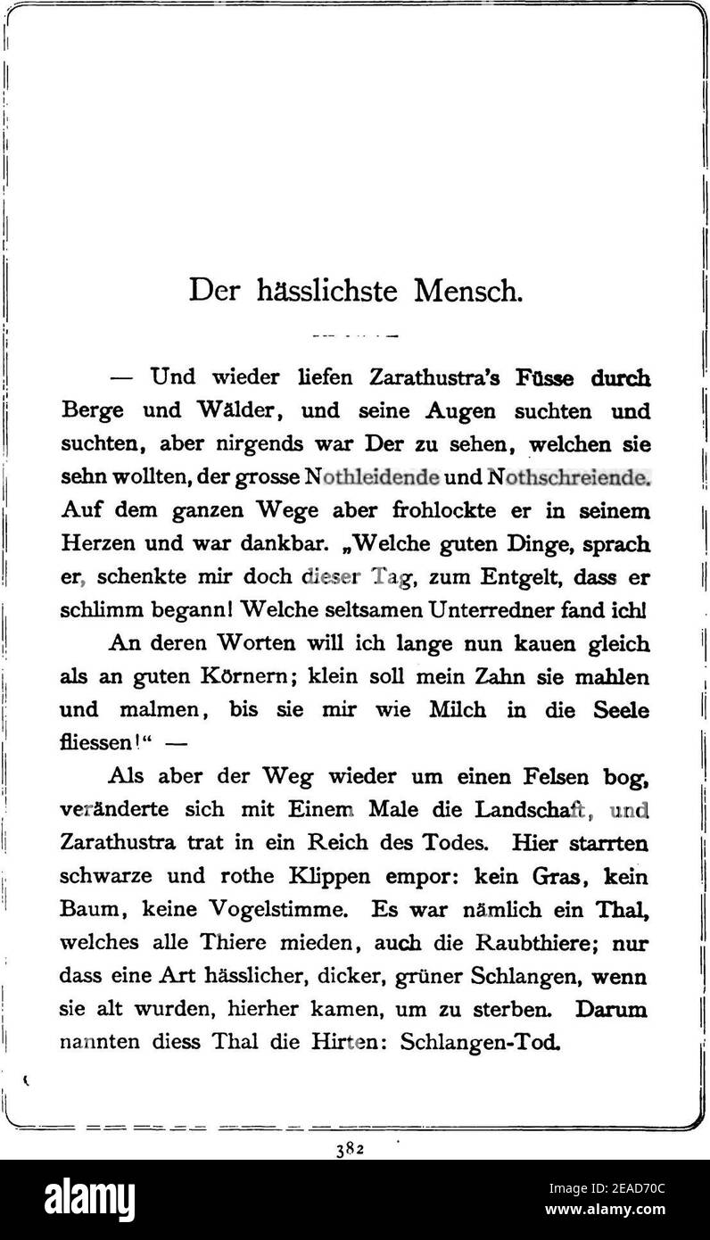 Nietzsche Zarathustra, 396 Stock Photo Alamy
