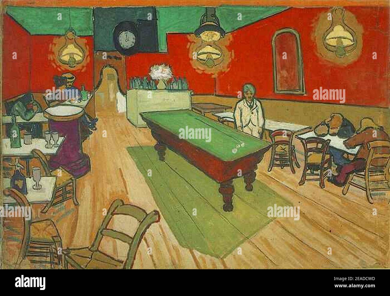 Night Cafe in Arles, The. Stock Photo