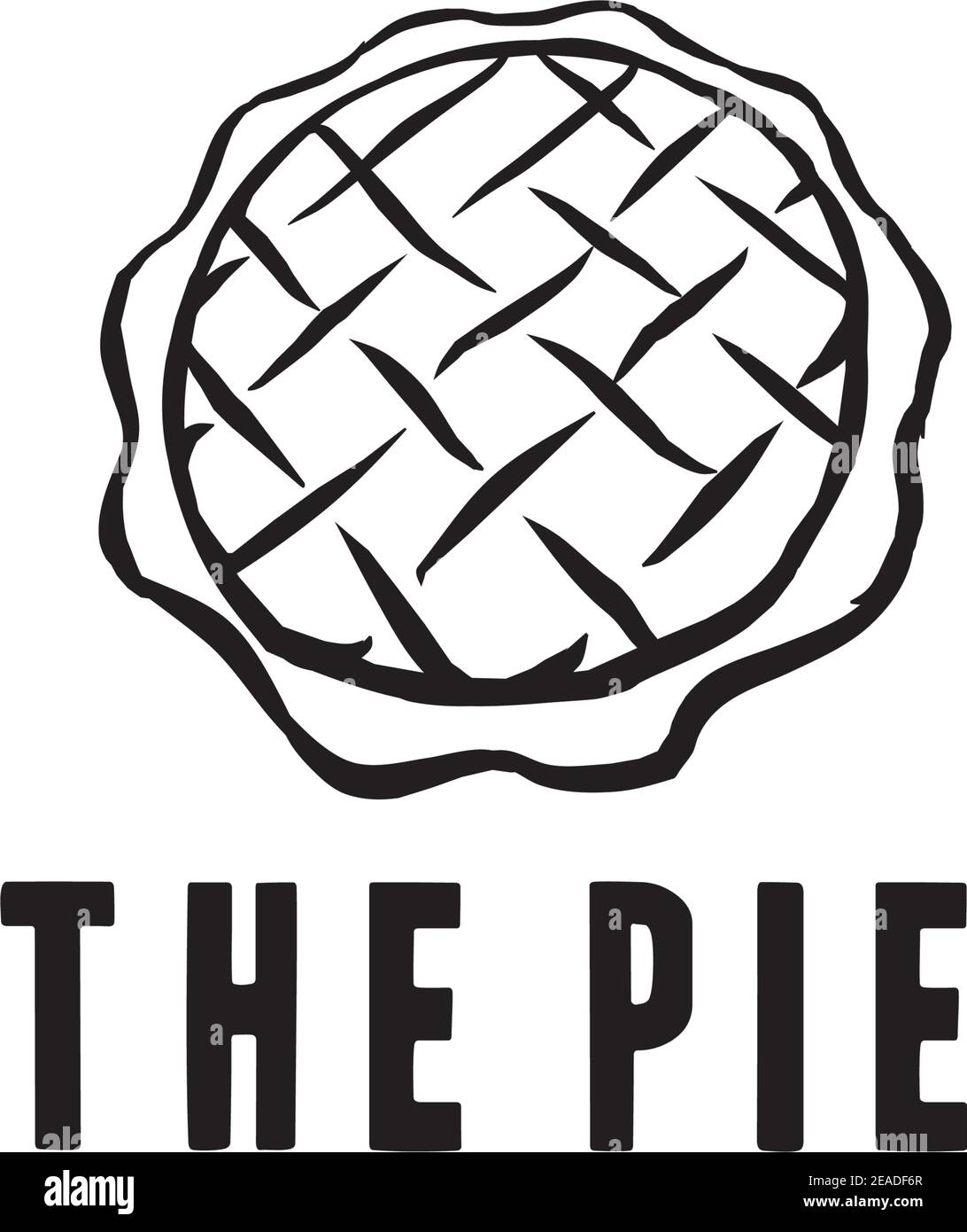 Pie logo icon design vector template Stock Vector Image & Art Alamy