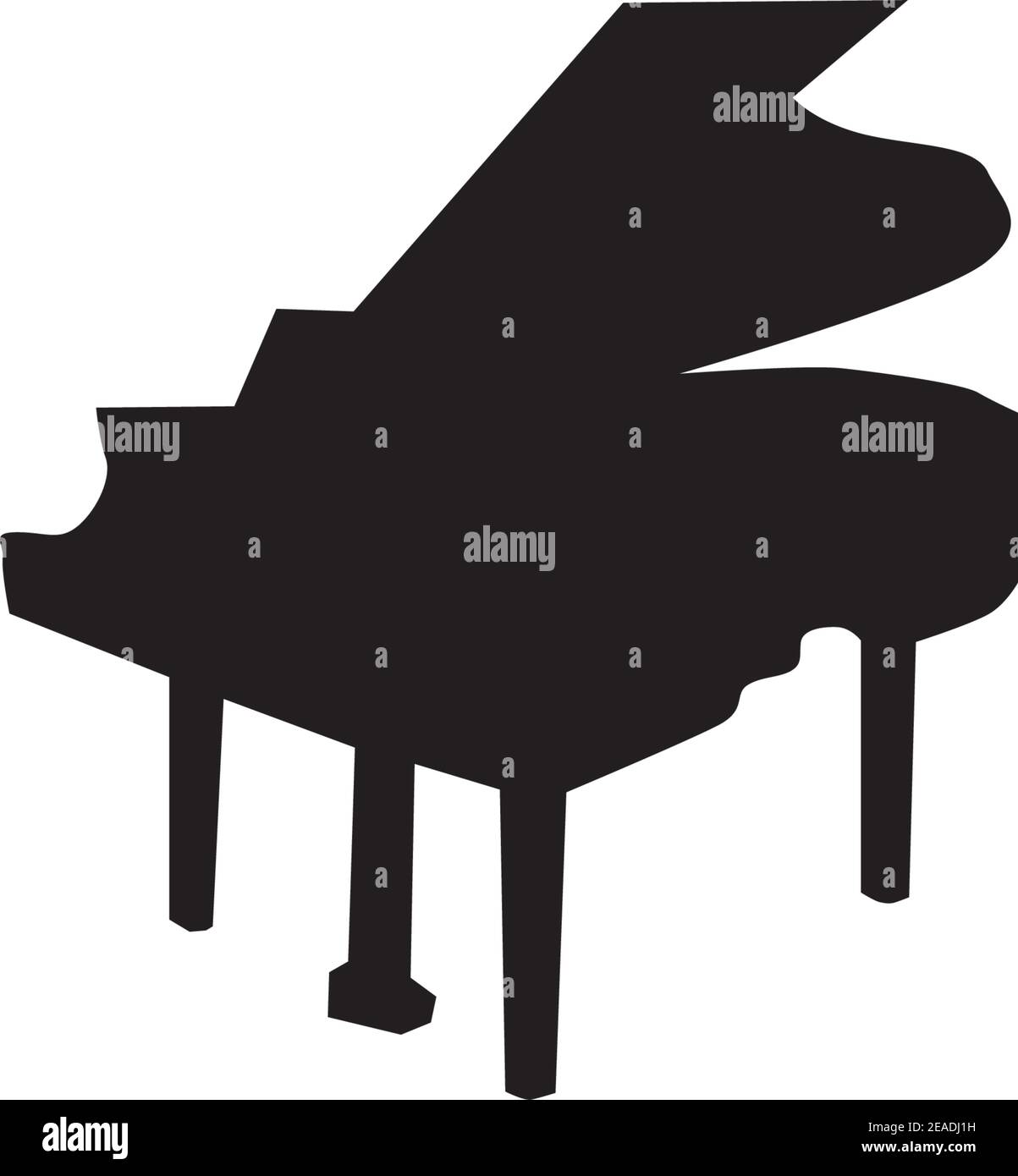 Piano logo icon design inspiration vector template Stock Vector Image ...