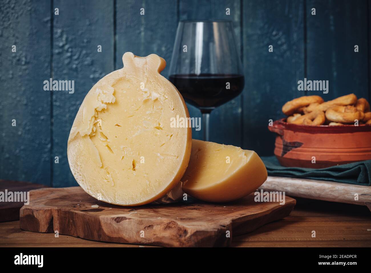 Delicious Caciocavallo, a traditional tasty cheese from Puglia region Stock Photo Alamy
