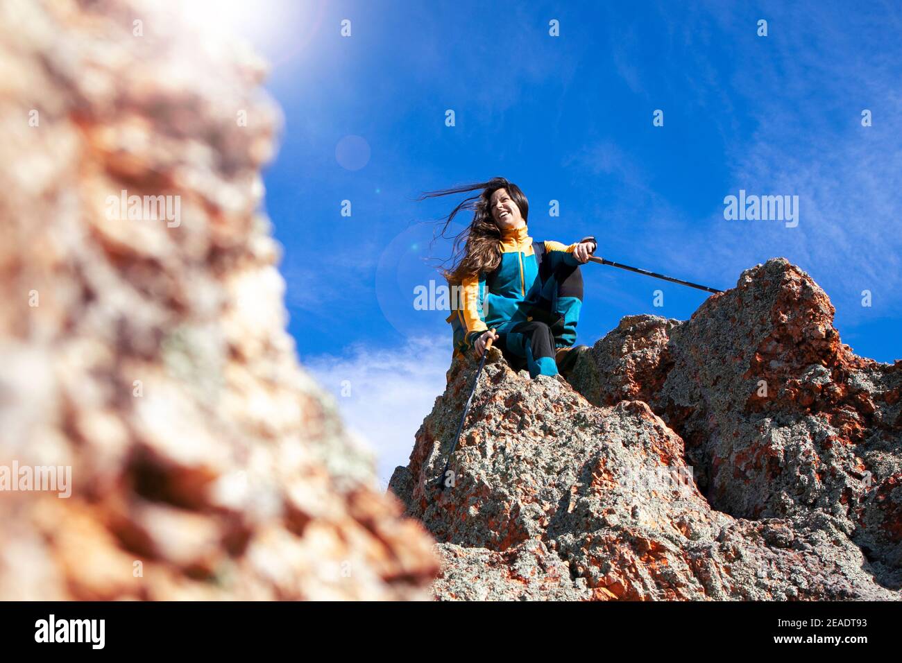 Beautiful spring day in the wilderness Stock Photo