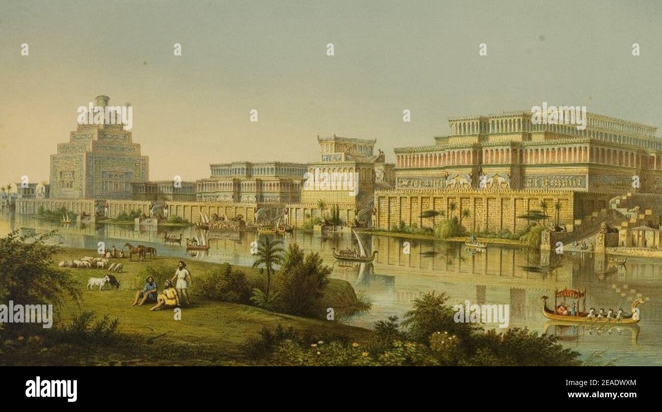 Nimrud (cropped). Stock Photo