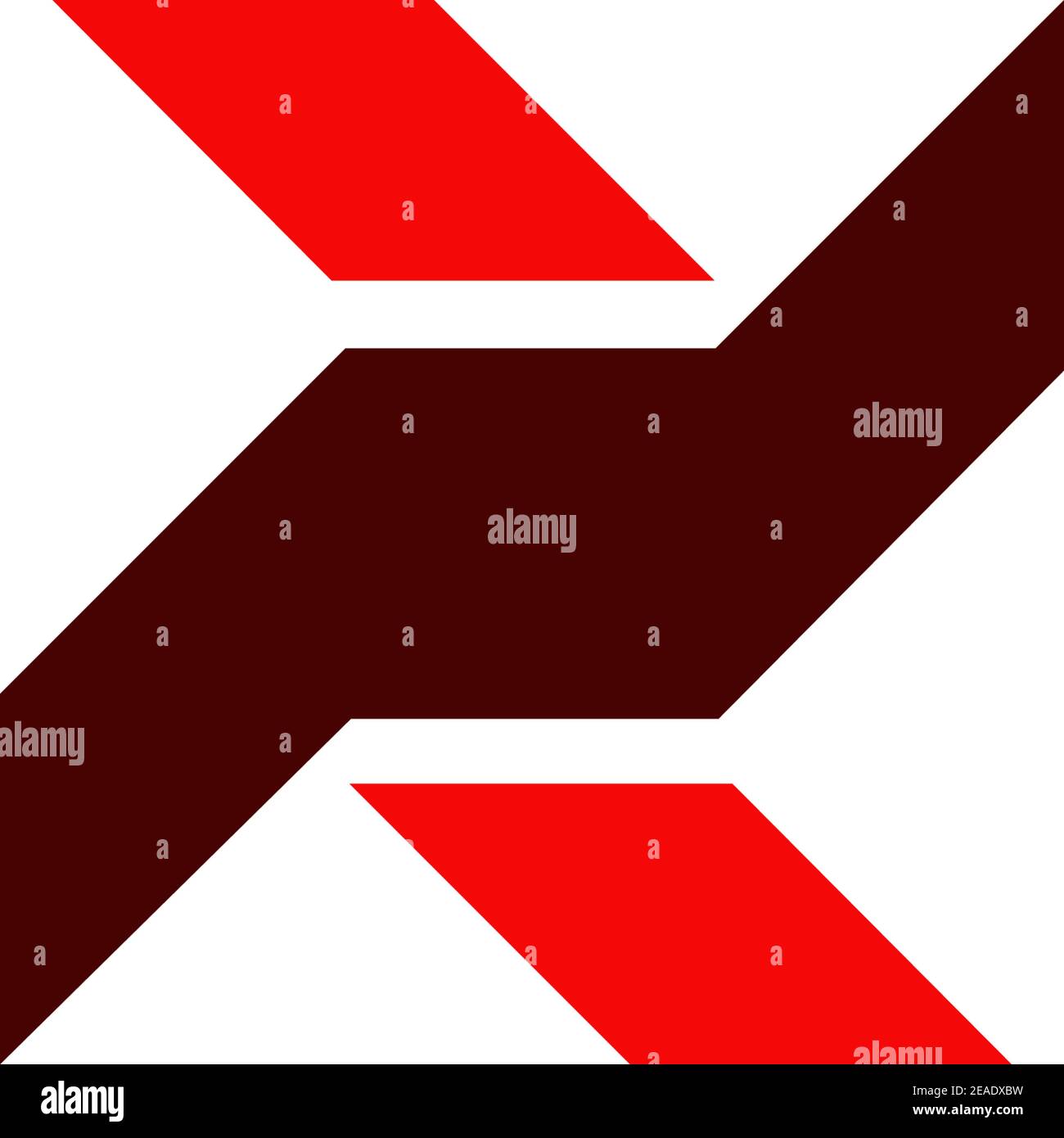 X letter initial logo design  inspiration vector template Stock Vector