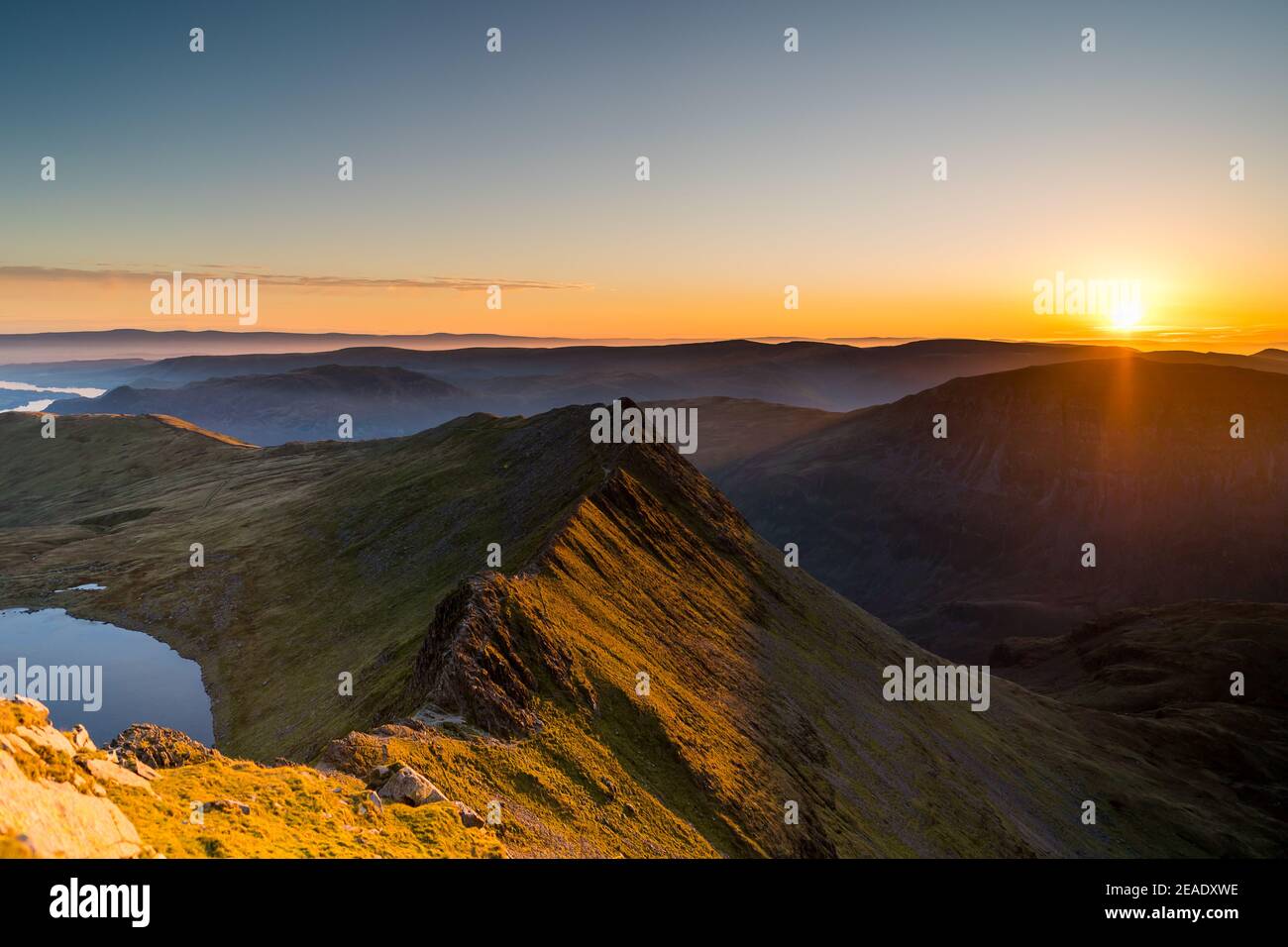 Helvellyn Striding Edge Sunrise Mountain In The Lake District Cumbria helvellyn-striding-edge-sunrise-mountain-in-the-lake-district-cumbria