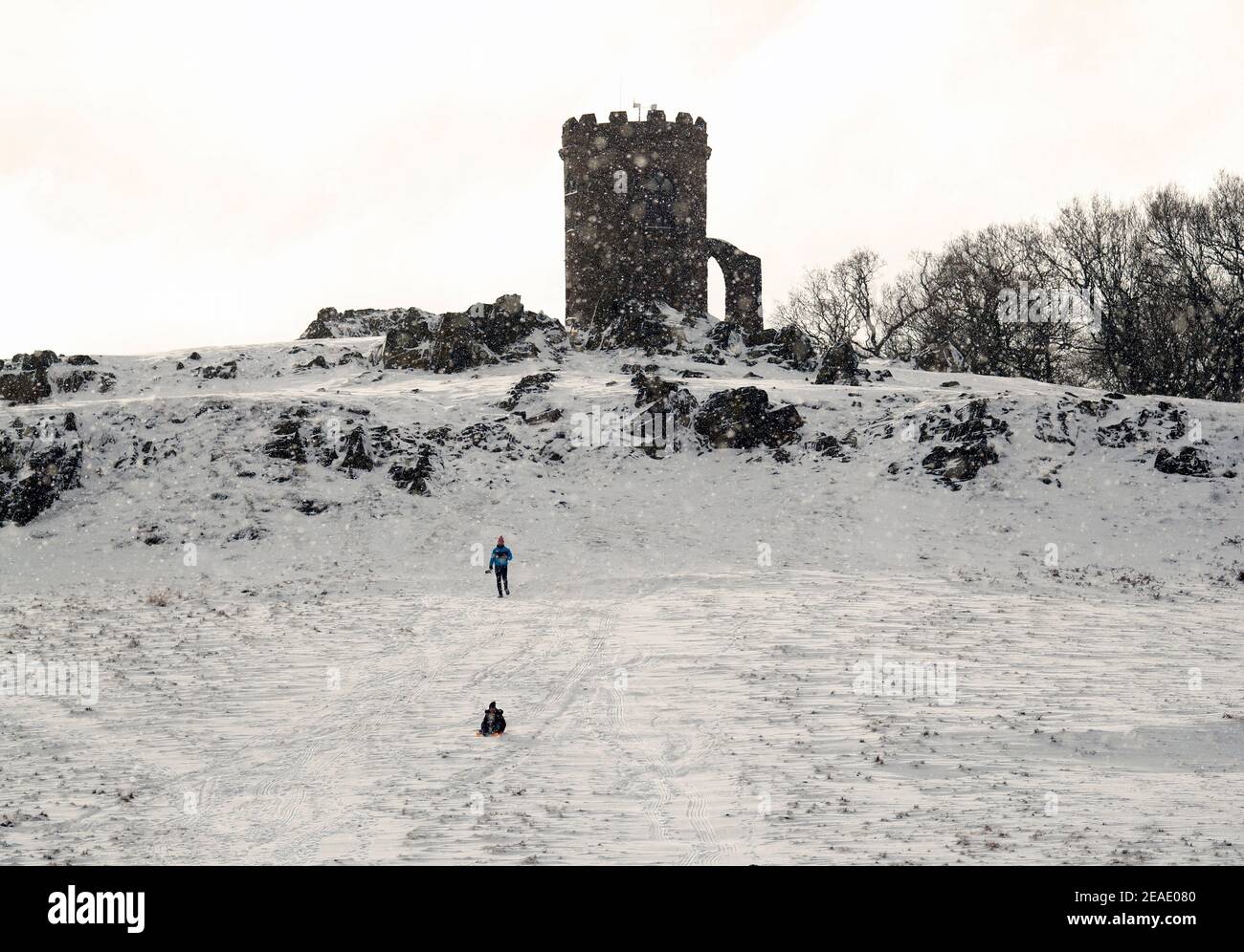 Newtown Linford, Leicestershire, UK. 9th February 2021. UK weather. A