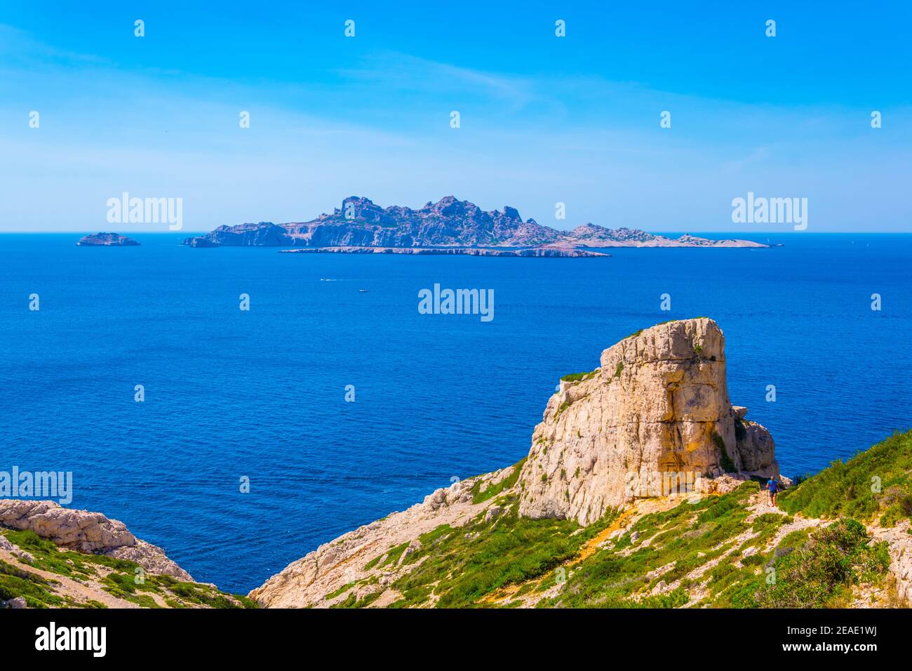 Coastal mountain landscape calanques hi-res stock photography and ...