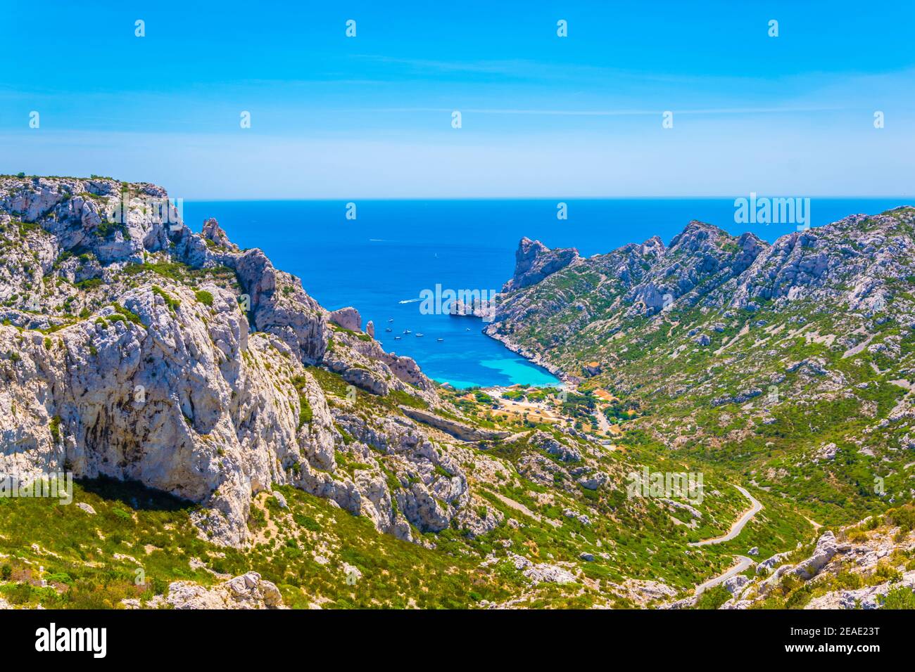 Calanque Sormiou at les Calanques national park in France Stock Photo ...