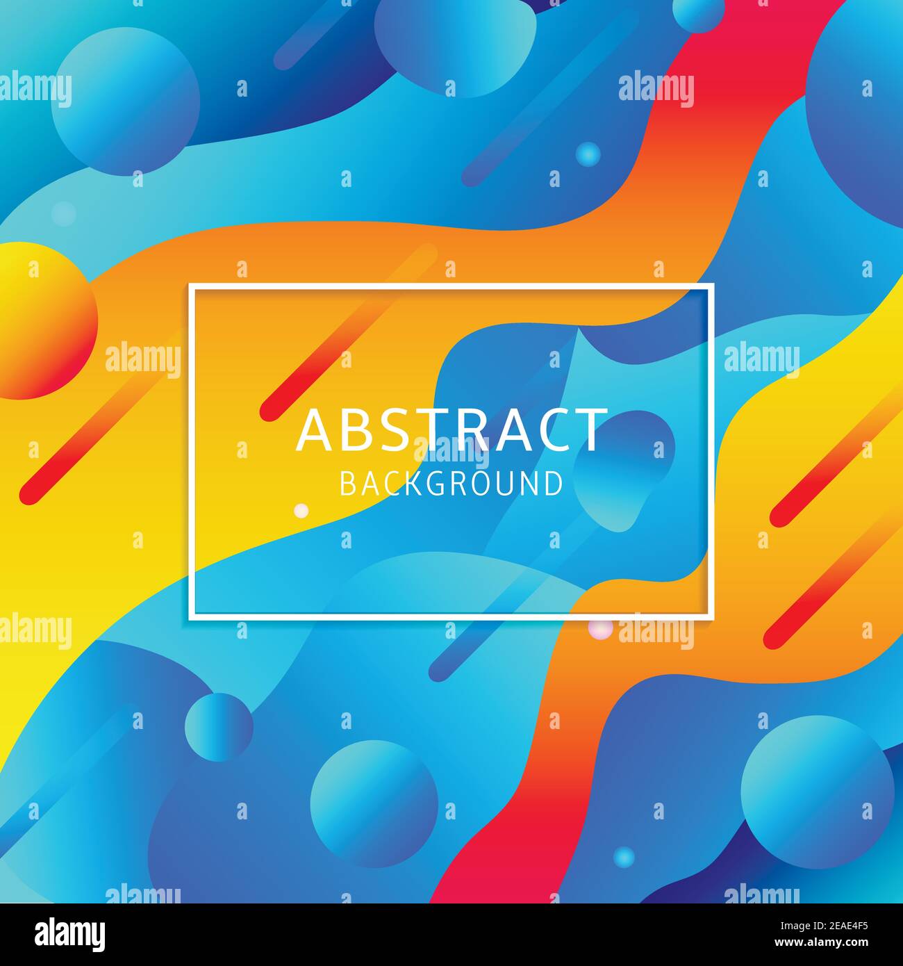 Liquid dynamic background for web sites, landing page or business presentation. Abstract geometric wallpaper. Stock Vector