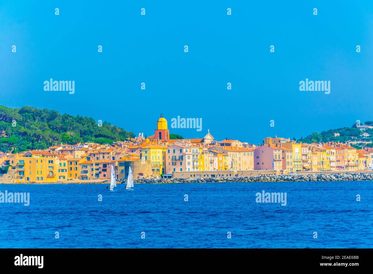 Seaside of Saint Tropez, France Stock Photo Alamy