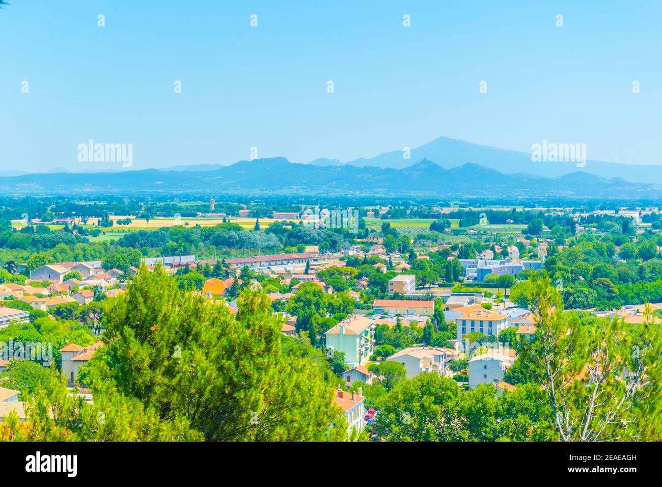 Aerial view of Orange, France Stock Photo Alamy