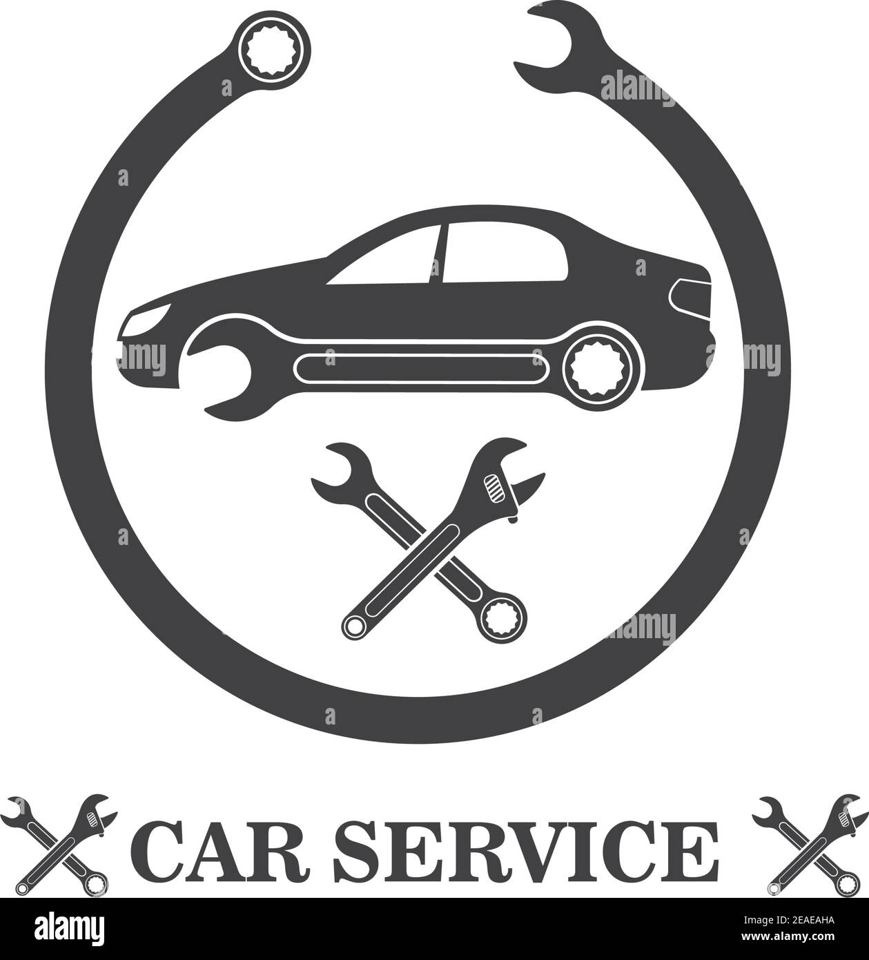 car service logo icon vector illustration template Stock Vector Image ...