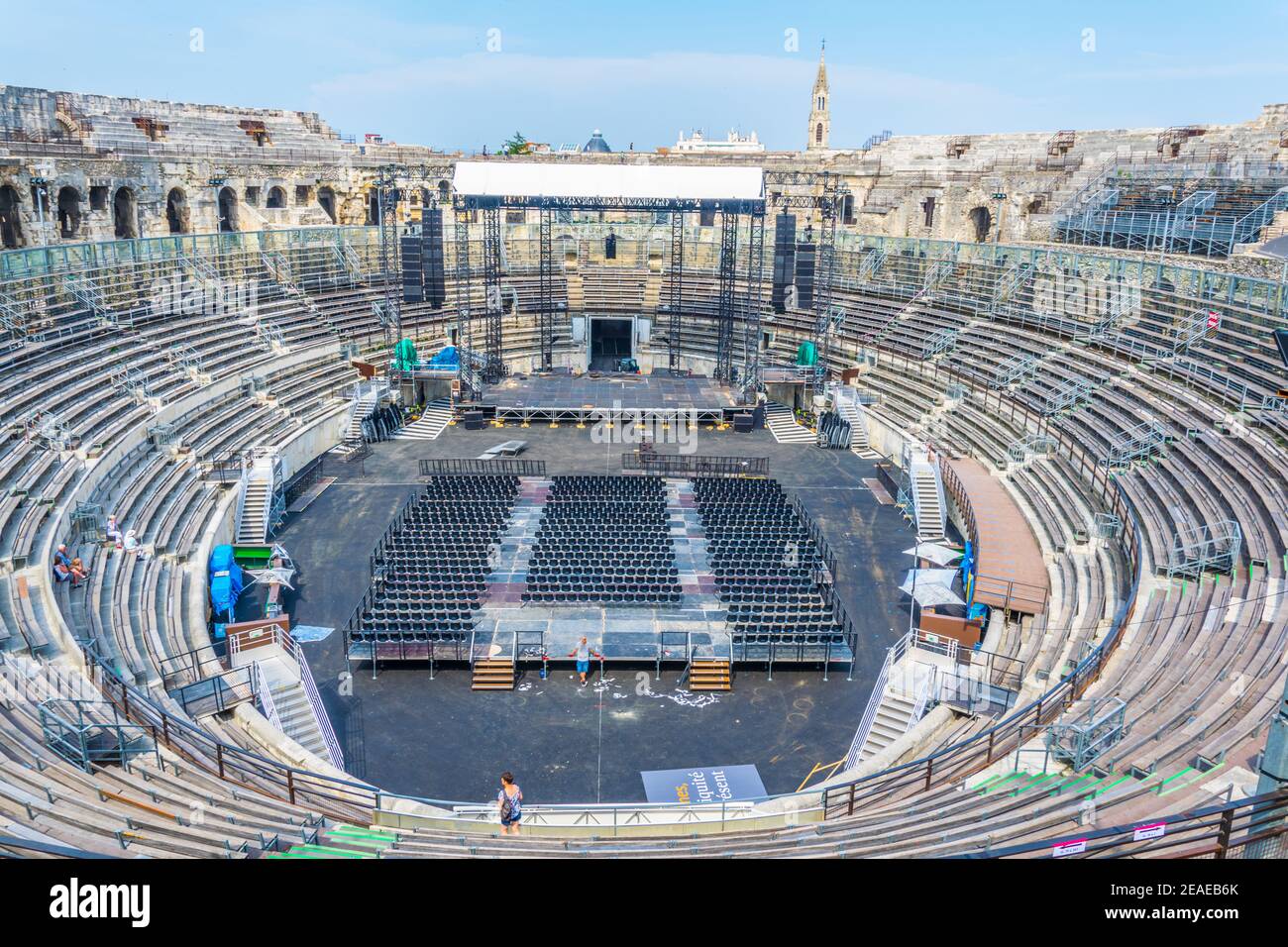 The arena, interior, Nîmes, France main image 1