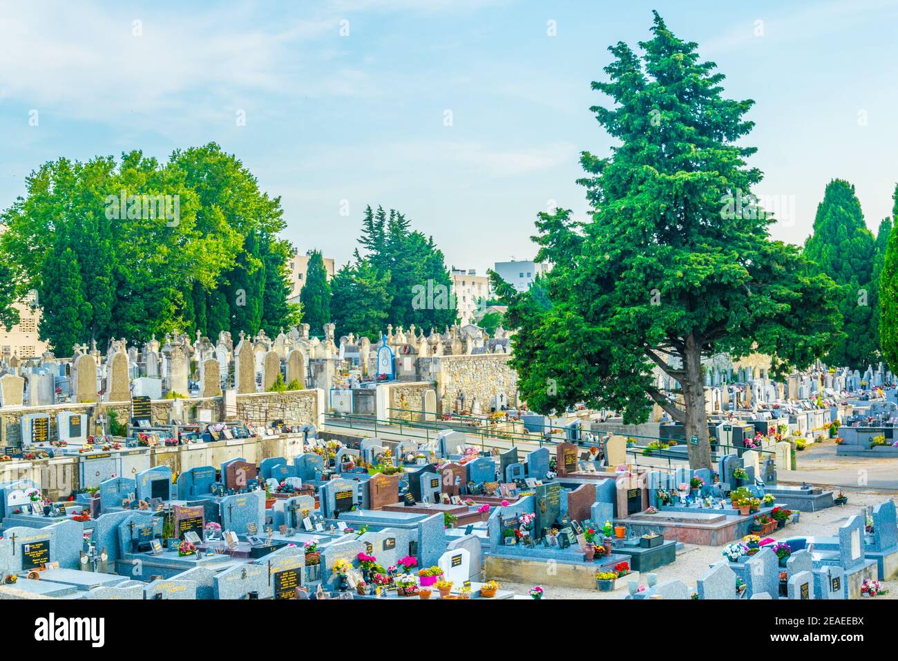 Cemetery in Arles, France Stock Photo Alamy