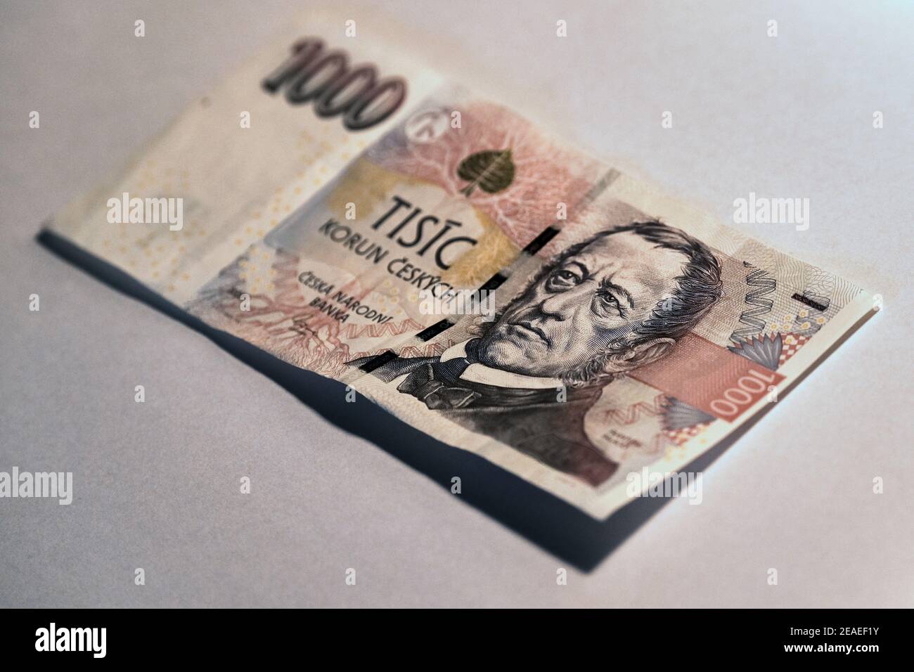czech crown ceska koruna national money in czech republic Stock Photo