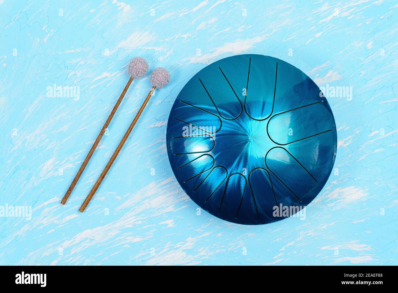 handpan or hang. The Hand is traditional ethnic drum musical instrument