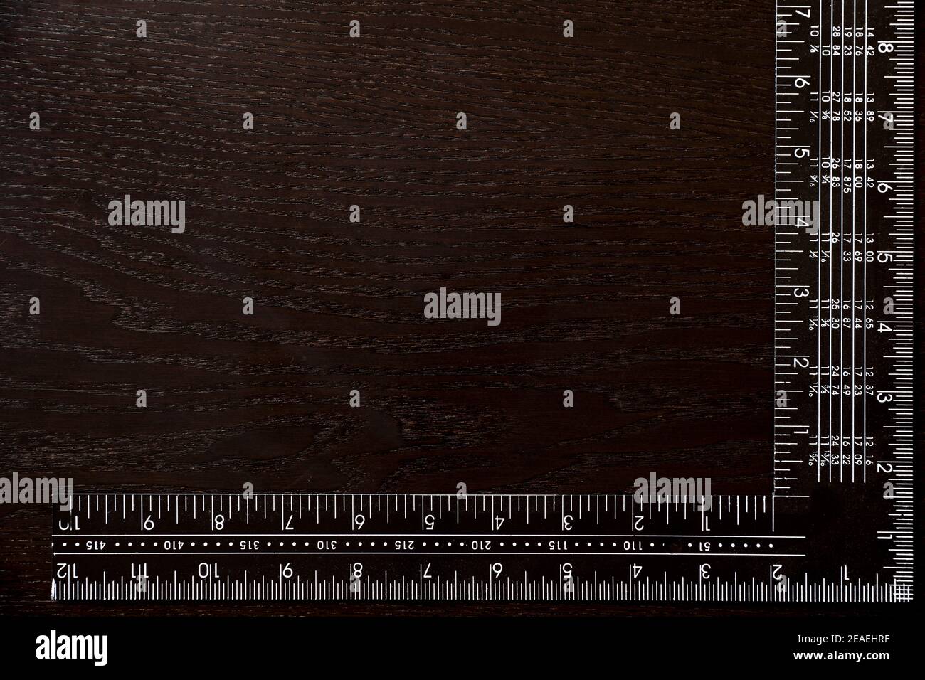 Carpenter's square to personalize with the logo of your company Stock