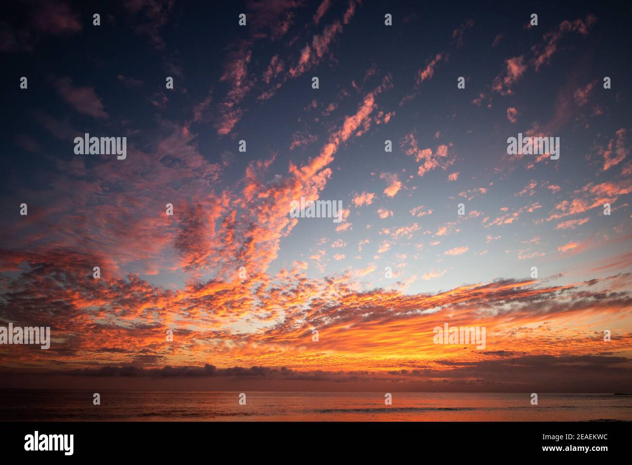 Amazing and colorful sunset background Stock Photo - Alamy
