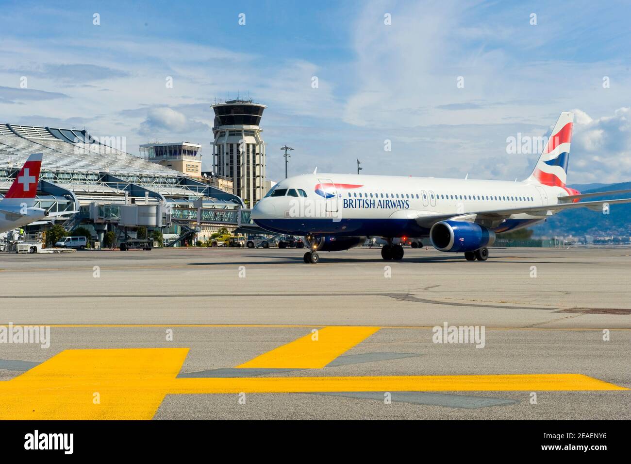 Nice cote d'azur airport aerial hi-res stock photography and images - Alamy