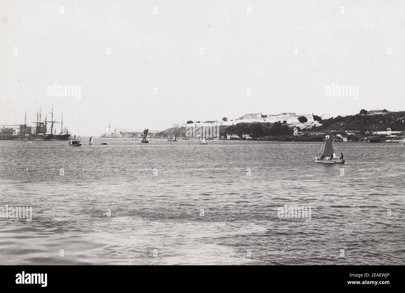 c.1900 photograph - Cuba: panorama of the harbour, Havana Stock Photo ...