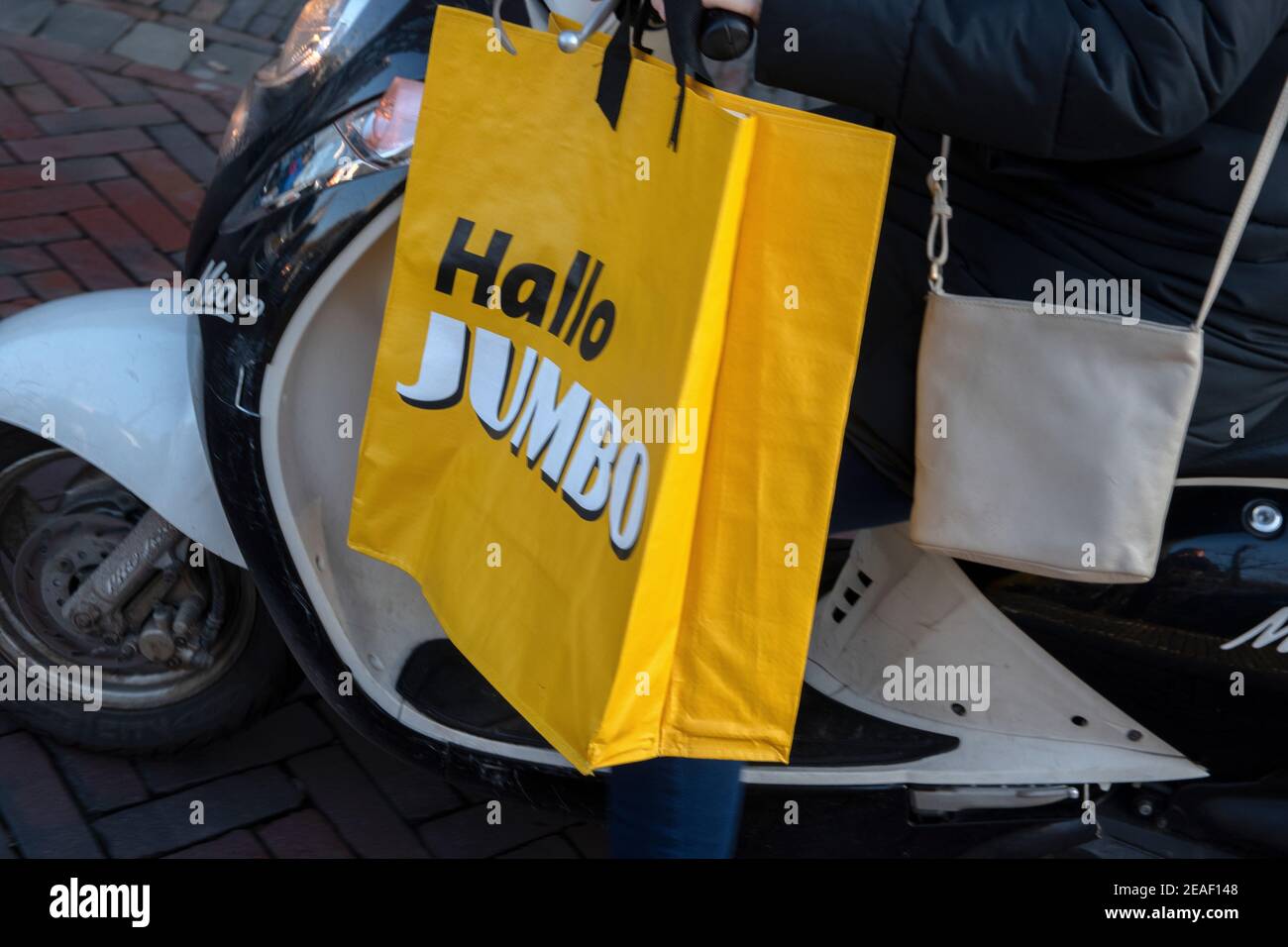 Close Up Of A Jumbo Supermarket Bag At Utrecht The Netherlands 27-12-2019  Stock Photo - Alamy