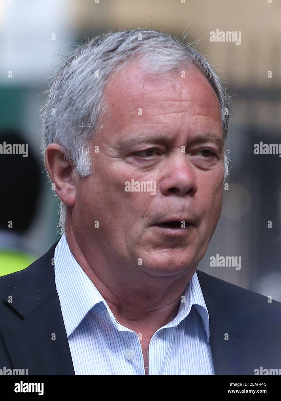 Former Royal Household official Ronald Harper arrives at Southwark Crown Court, London, as the former Royal Household official who accepted more than £100,000 in bribes to award contracts for work at royal residences including Buckingham Palace, has been jailed for five years. Picture date: Monday July 18, 2016. Stock Photo