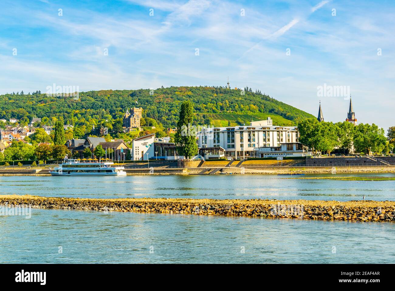Bingen town in Germany Stock Photo Alamy
