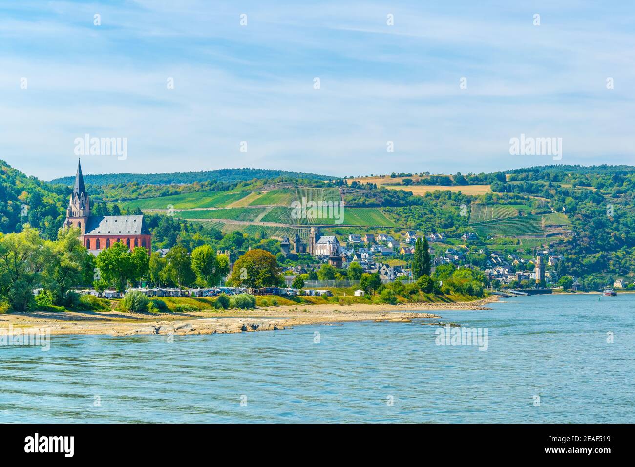 St. Goar Oberwesel town in Germany Stock Photo - Alamy
