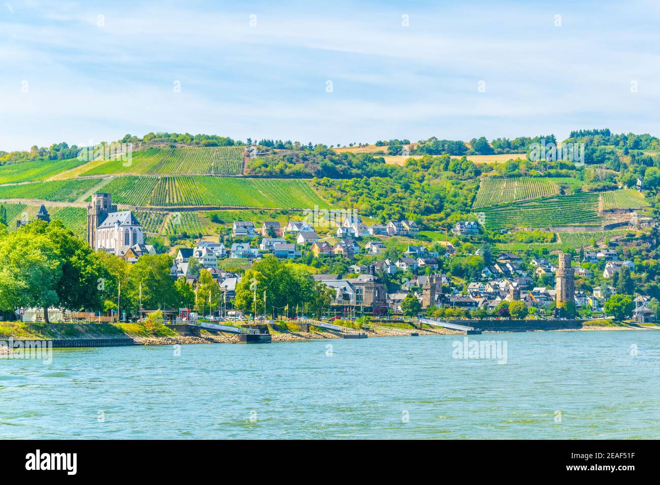 St. Goar Oberwesel town in Germany Stock Photo - Alamy