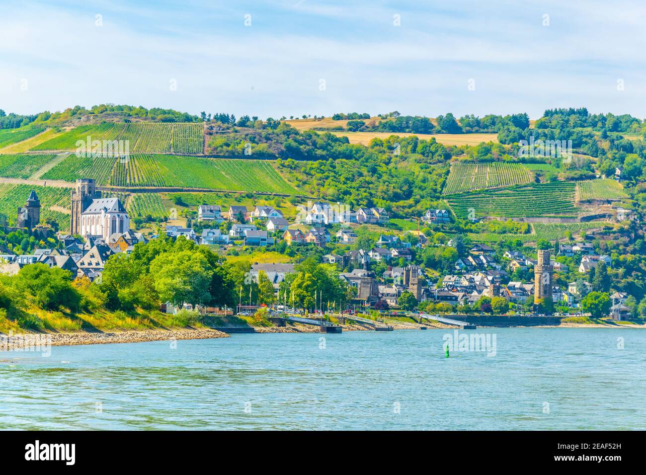 St. Goar Oberwesel town in Germany Stock Photo - Alamy