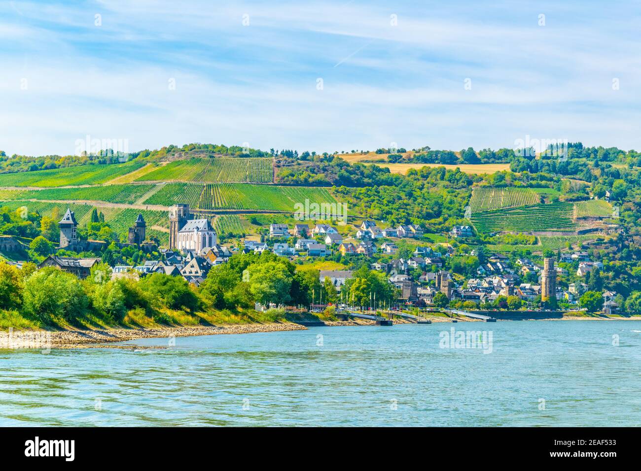 St. Goar Oberwesel town in Germany Stock Photo - Alamy