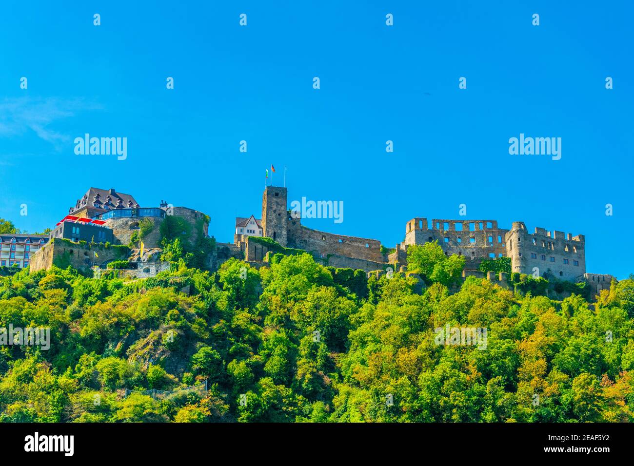 Rheinfels castle at St. Goar in Germany Stock Photo - Alamy