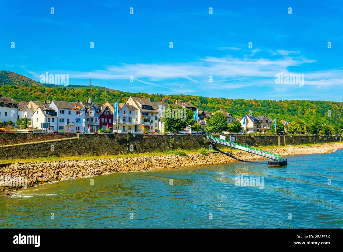 Bad Salzig town in Germany Stock Photo - Alamy
