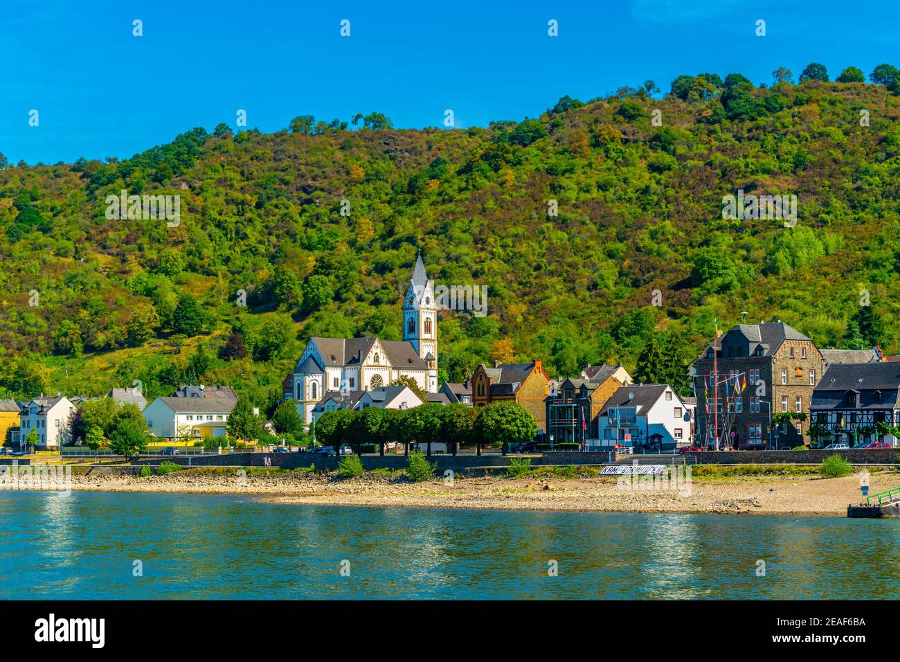 Kamp Bornhofen town in Germany Stock Photo Alamy