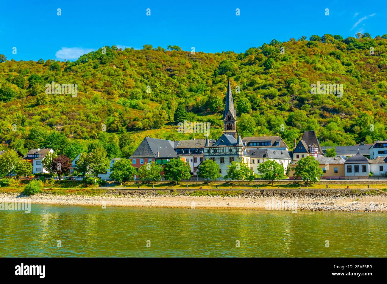 Kamp Bornhofen town in Germany Stock Photo Alamy