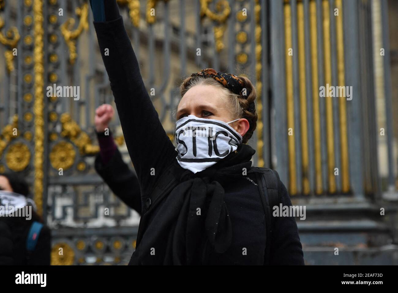 'Justice For Julie’ action in front of the Justice Palace by the